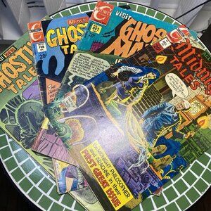 Lot of 4 Charlton Horror Comics Midnight Tales #1 Ghost Manor #1 1971–73